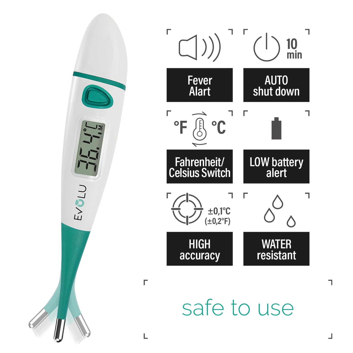 Evolu Digitalthermometer